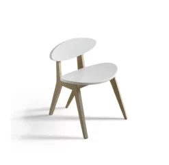 Chaise Enfant PingPong - Blanc/Chêne