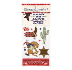 Meri-Meri 44 Stickers Muraux Cowboy