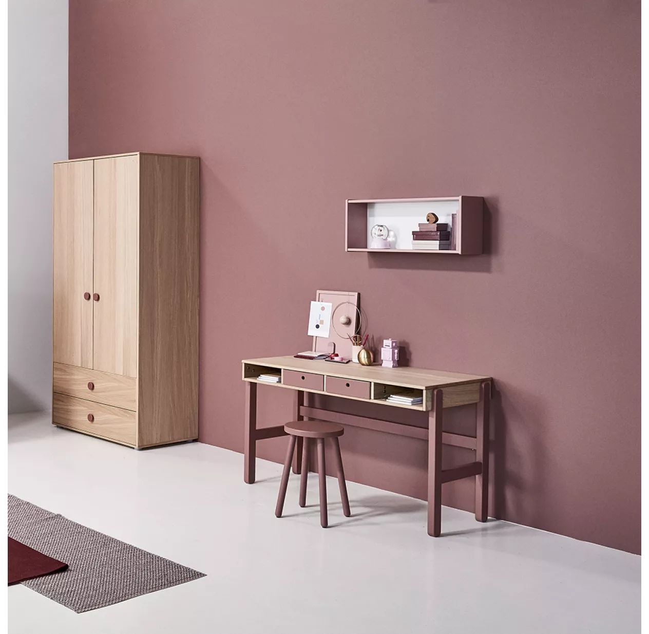 Armoire Haute Popsicle - Chêne/Cherry – Image 7
