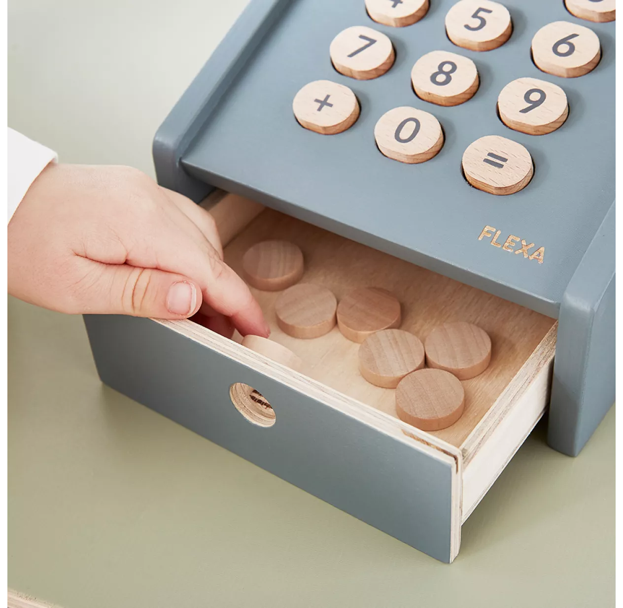 Caisse Enregistreuse Pour épicerie - Bleu Foncé – Image 3