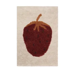Ferm LIVING Tapis Small Fraise Fruiticana