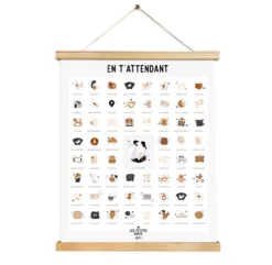 Affiche En T'attendant - Peau Claire