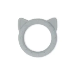 Mushie Anneaux De Dentition Chat - Gris