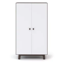 Armoire Merlin - Blanc/Noyer