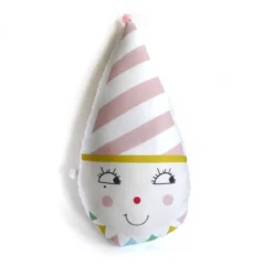 Boîte à Musique Clown Rayé - Rose