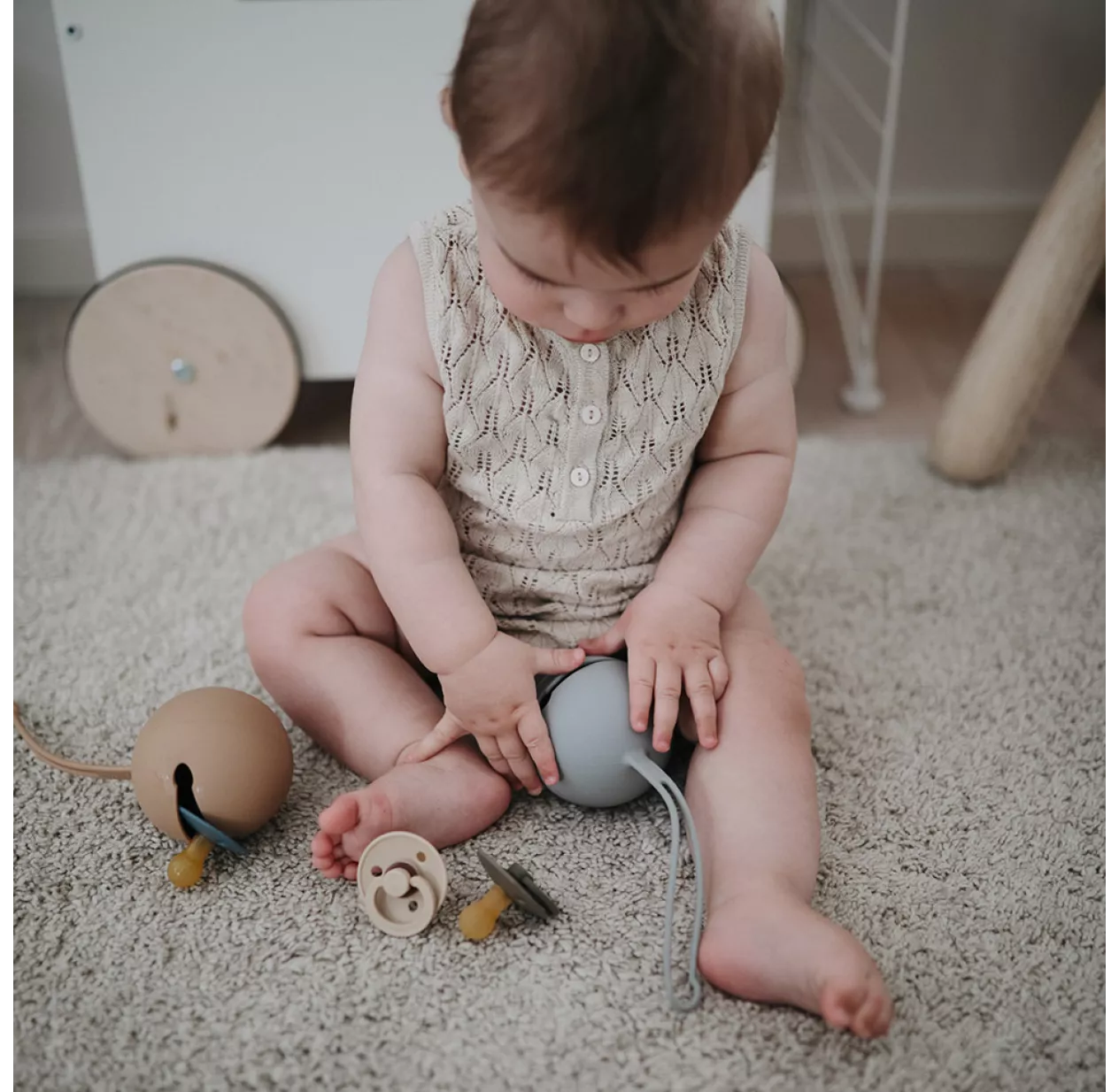 Mushie Boîte à Tétine En Silicone - Rose Poudré – Image 5