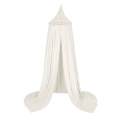 Ciel De Lit Tara Crochet Et Coton Bio - Naturel