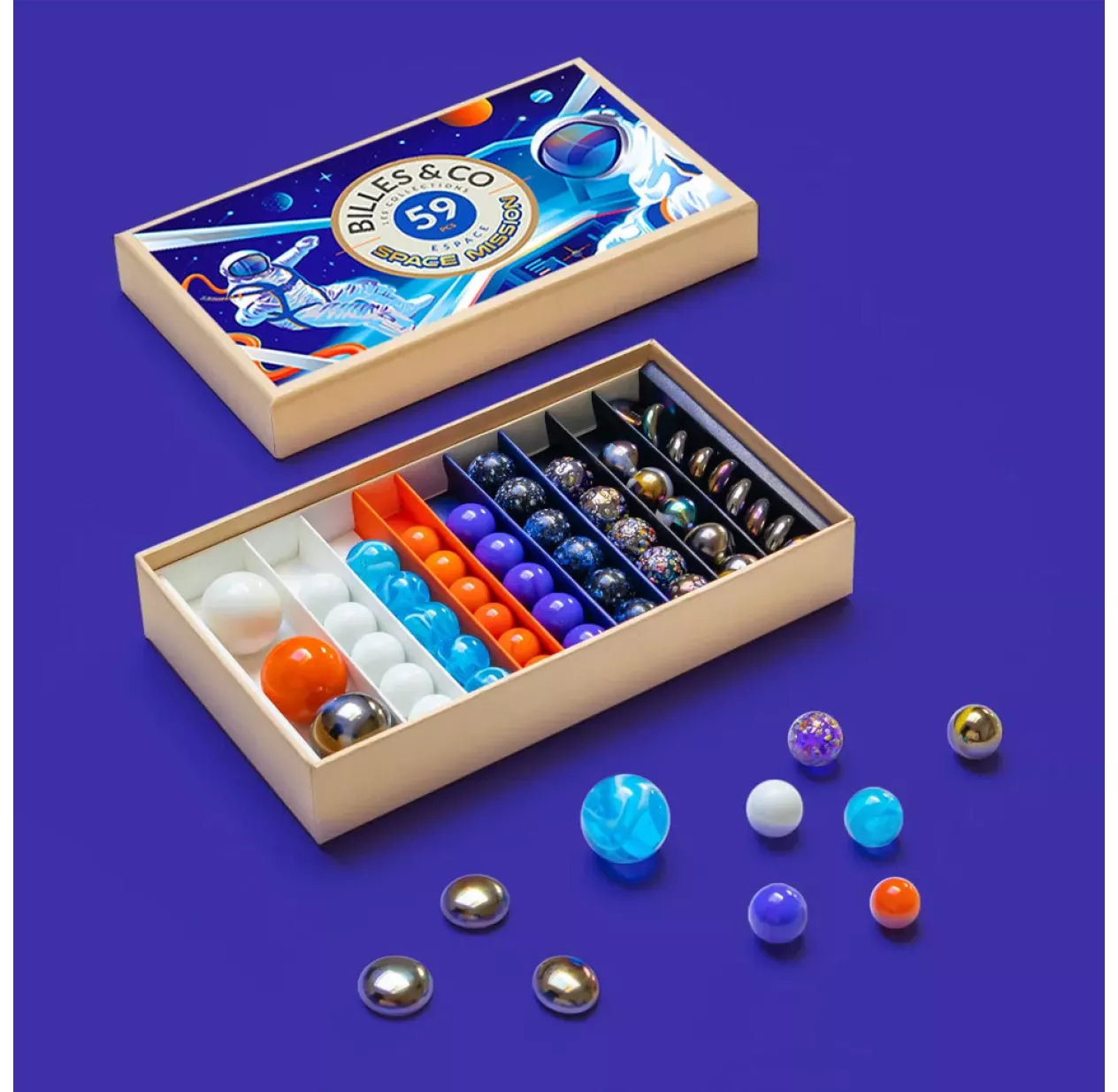 Coffret De 59 Billes - Space Mission – Image 2