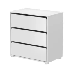 Commode 3 Tiroirs - Blanc