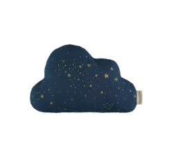 Coussin Nuage Gold Stella - Bleu Nuit