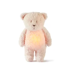 Doudou Veilleuse Ourson Vintage - Rose Pâle
