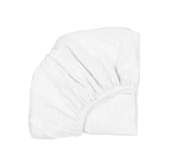 Drap Housse Pour Lit Bébé Kimi 120 X 66 - Blanc
