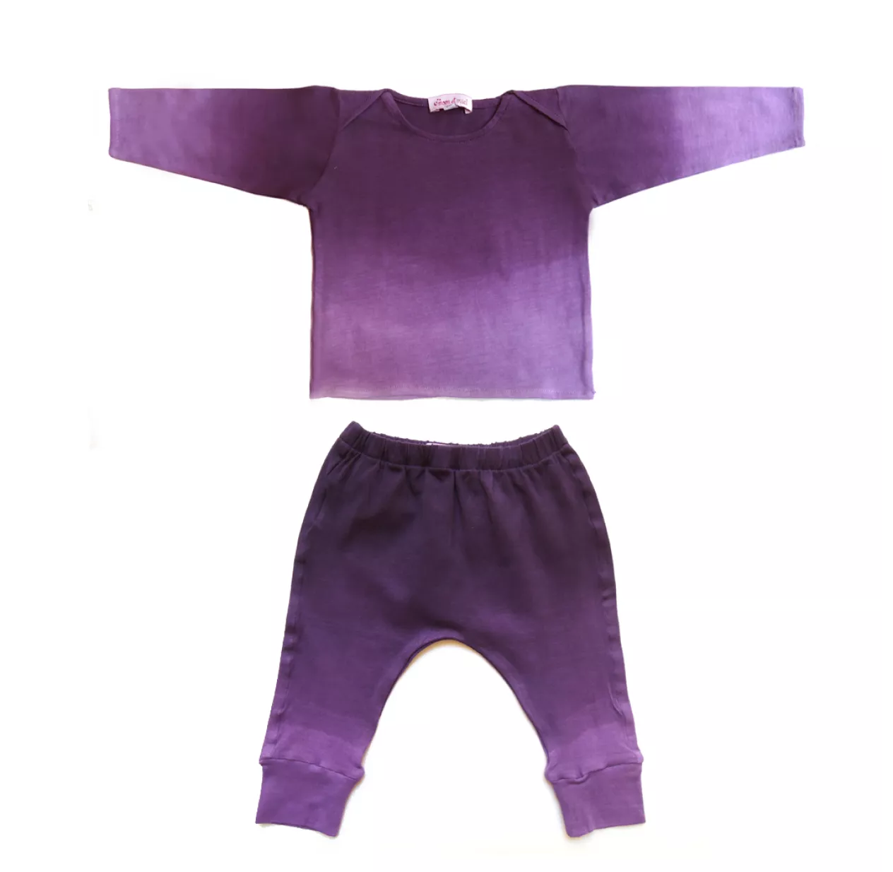 T-shirt Et Sarouel Tie And Dye - Violet