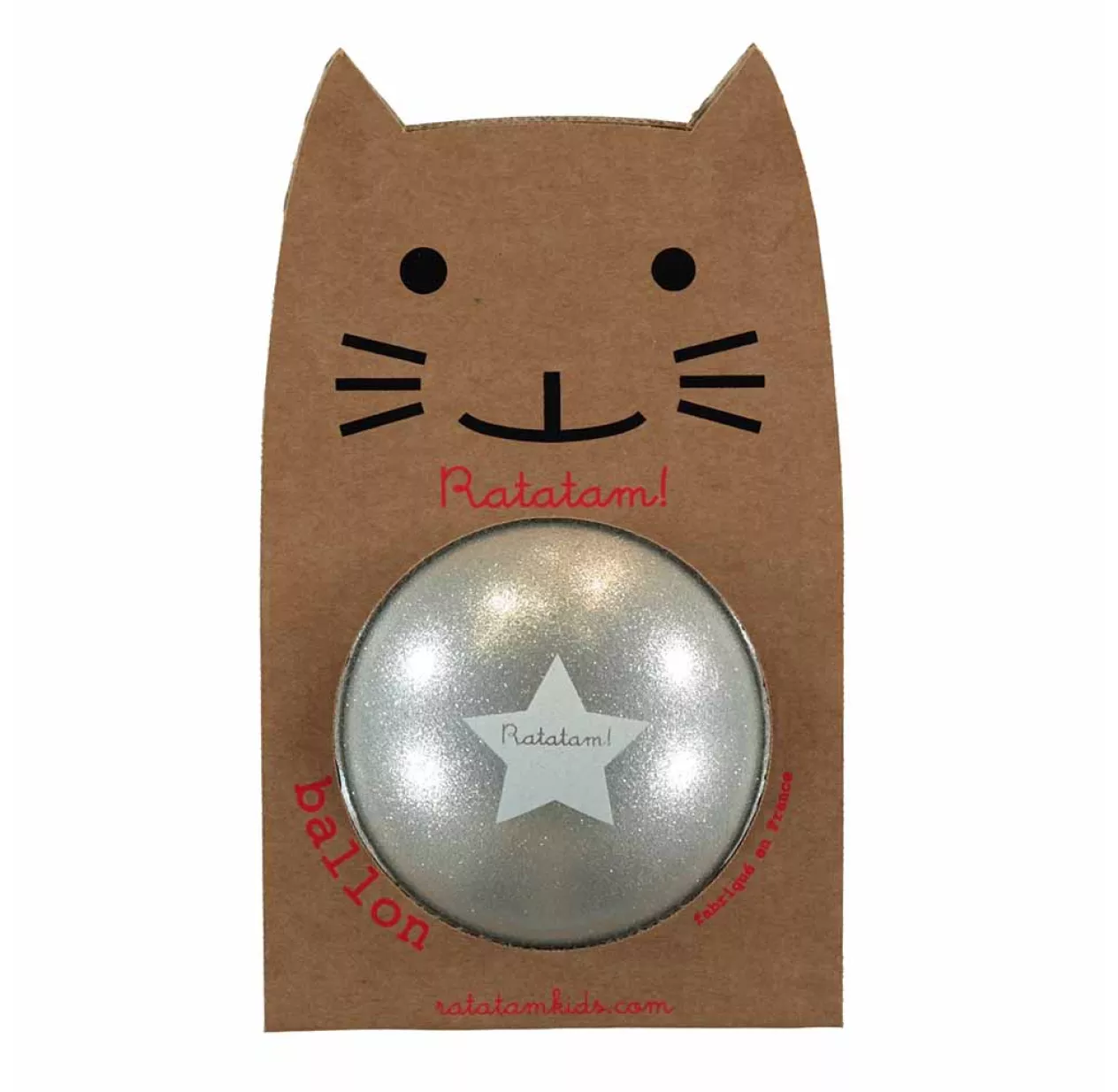 Ballon à Paillettes 25 Cm - Argent