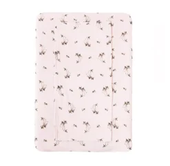 Housse De Matelas à Langer Fanny Faon - Rose Clair