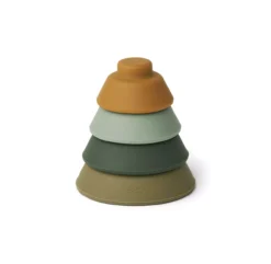 Liewood Jeu à Empiler Sapin Walter - Vert Mix