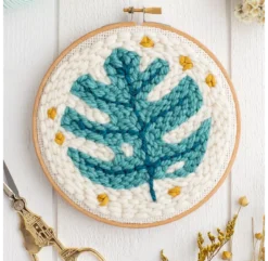 Kit DIY Punch Needle - Monstera