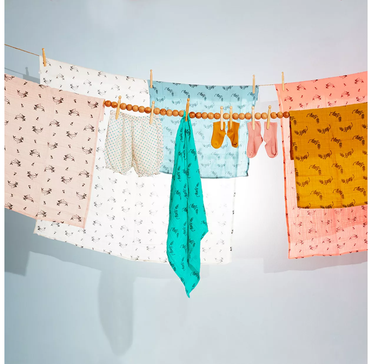 Lange Bianca Poulpe - Bleu Denim – Image 3