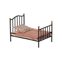 Maileg Lit De Souris Vintage Miniature - Anthracite