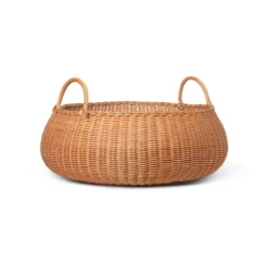 Ferm LIVING Grand Panier De Rangement Tressé Bas