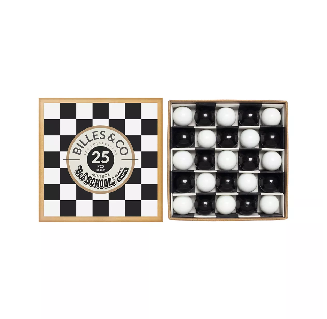 Petit Coffret De 25 Billes - Old School
