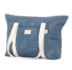 Sac De Maternité Paris Gold Bubble Elements - Bleu Marine