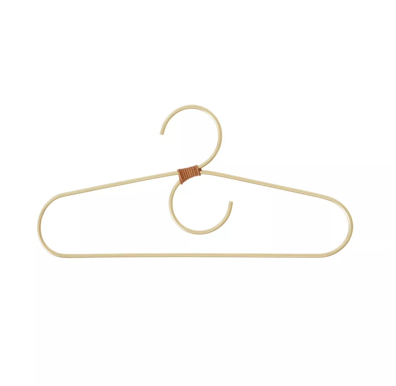 OYOY Set De 2 Cintres Enfant Tiny Fuku - Laiton