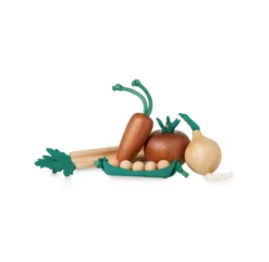 Set De Légumes En Bois