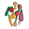 Set De Légumes En Bois