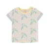 T-Shirt Imprimé Palmier Tropicool - Beige