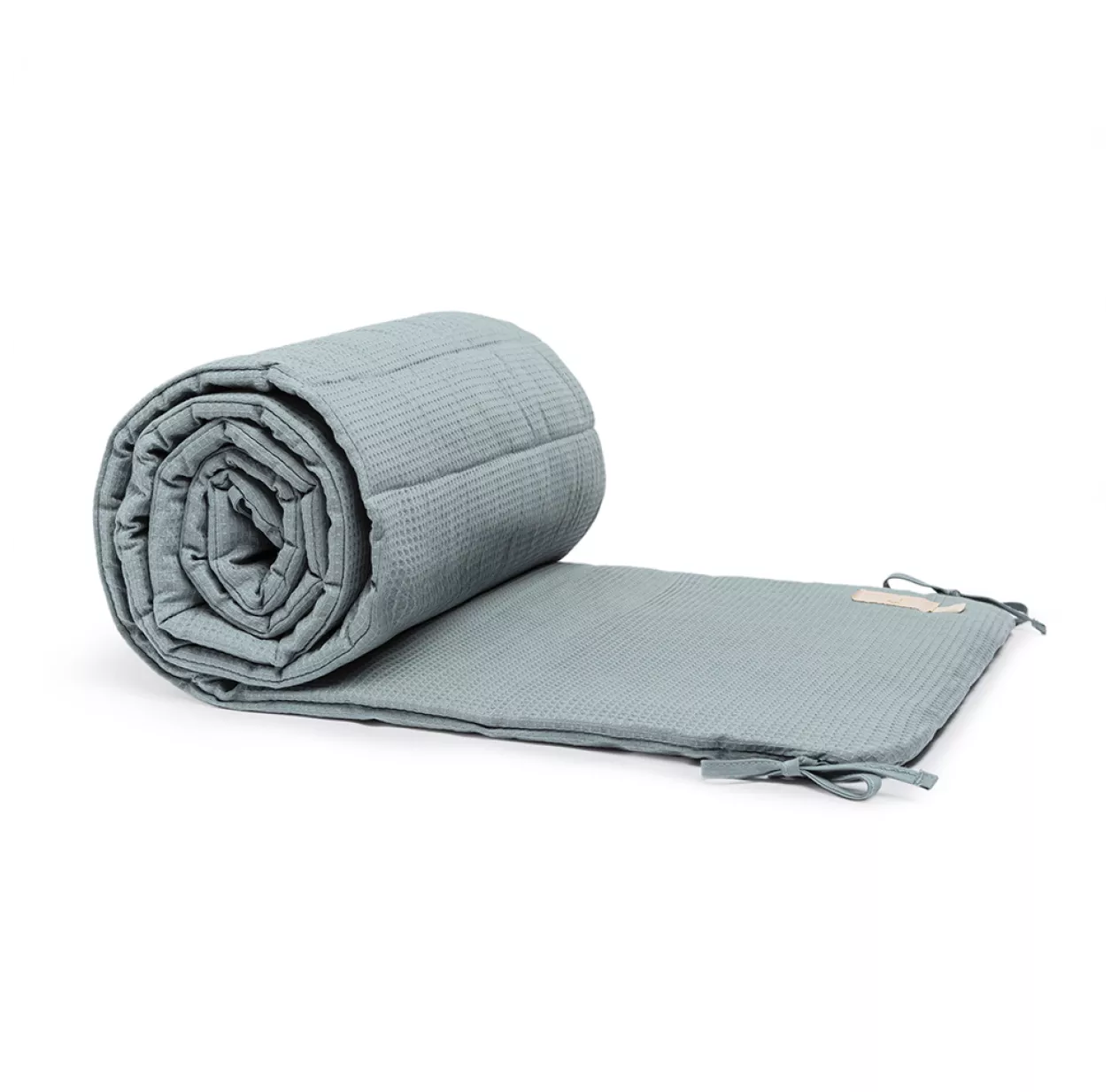 Tour De Lit Bébé Nest Nid D'abeille Elements - Bleu Stone