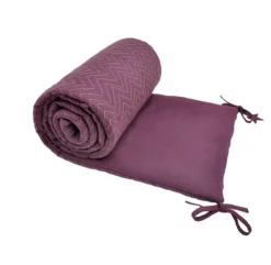 Tour De Lit Zig Zag - Prune